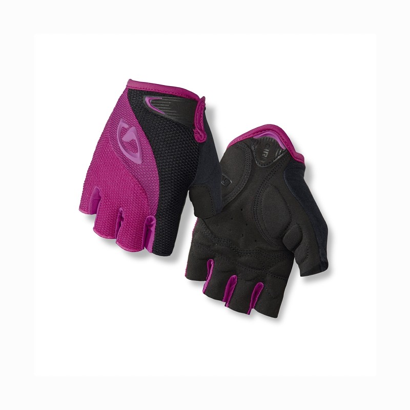 GIRO TESSA WOMEN'S ROAD CYCLING MITT  BLACK/BERRY L