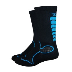 Defeet Levitator Socks Black/Blue Large