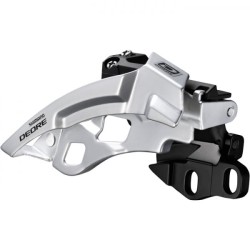 Shimano Deore M612-E triple front derailleur  E-type  side swing  front pull