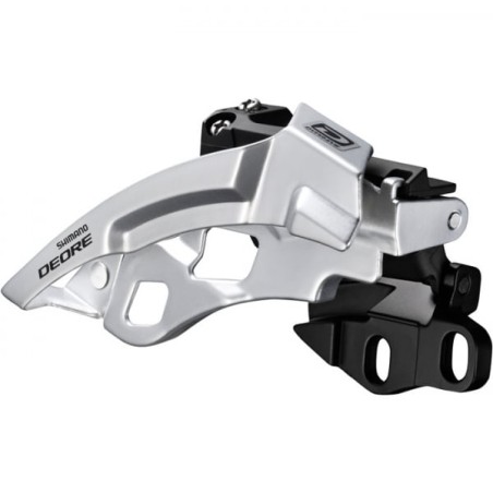 Shimano Deore M612-E triple front derailleur  E-type  side swing  front pull
