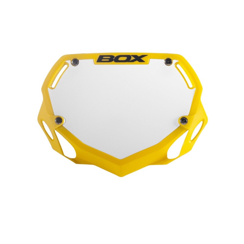 BOX Two Mini Number Plate Yellow