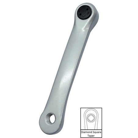 ETC Cotterless Alloy Left Hand Crank Sil