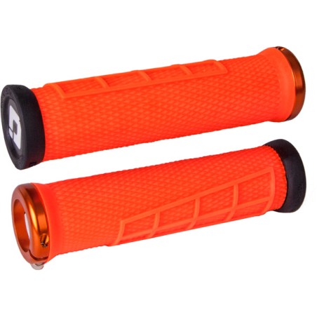 Odi Elite Flow MTB Lock On Grips 130mm - Orange