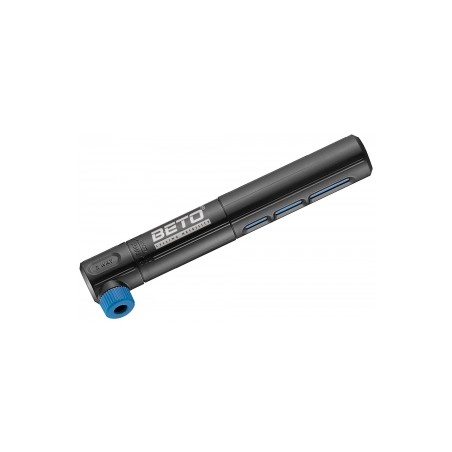 Beto CRH-015P - Two-Way Twist Lock Pocket Mini Pump Blue