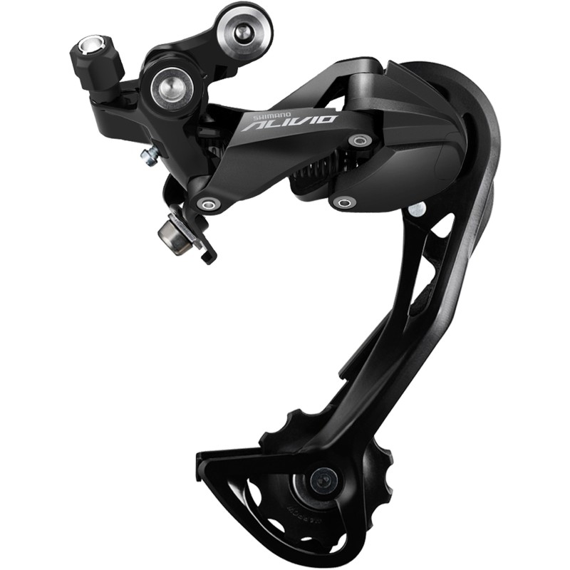 Shimano Alivio M3100 rear derailleur, 9-speed, Shadow design, SGS long cage