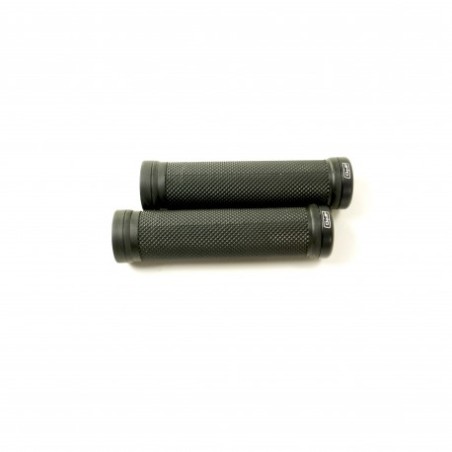 Sd Bmx/Mtb Black V2 Lock On Grip 130Mm Without Flange, V2 Lockrings Black