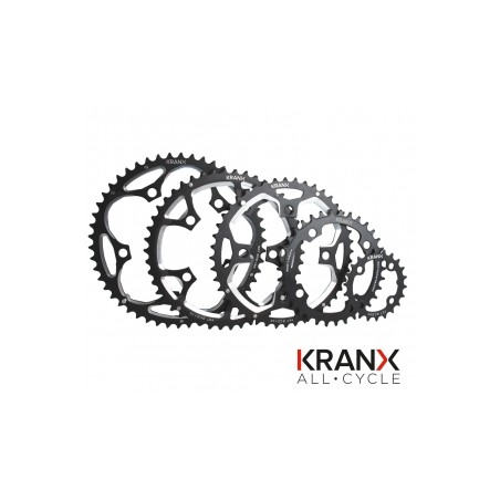 KranX 104BCD Alloy Chainring in Black 32t