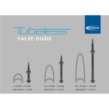Schwalbe 100mm UTLV Tubeless Valves	