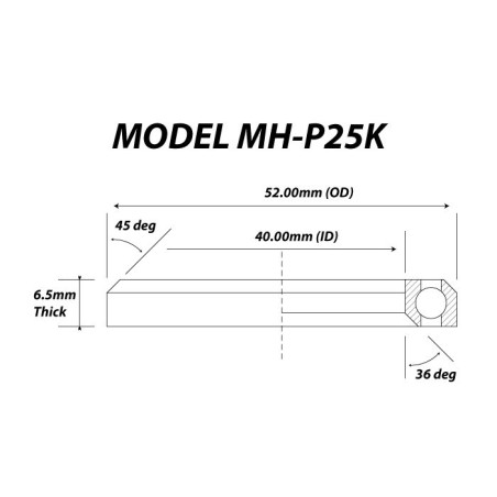 P25K | Headset Bearing