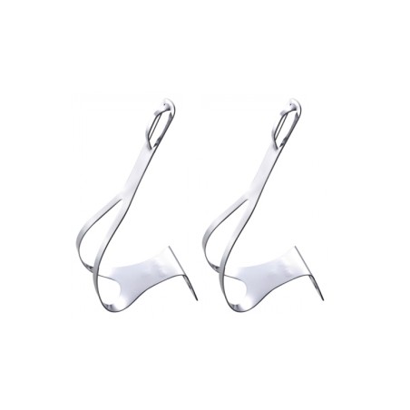Wellgo MT-16 Steel Road Toe Clips (Pair)