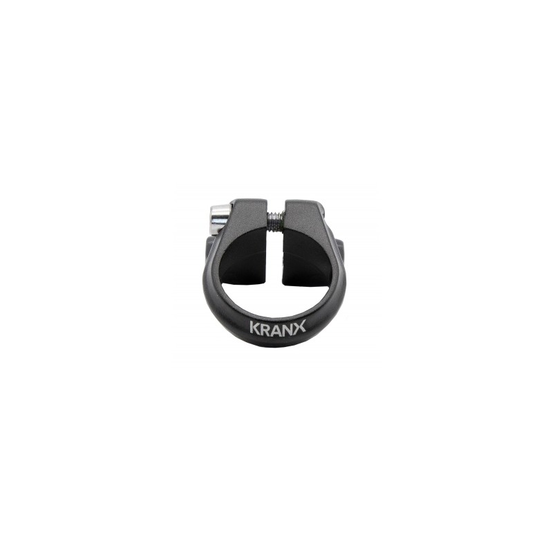 KranX 31.8mm Seat Clamp With Carrier Mount Eyelets in Black