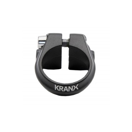 KranX 31.8mm Seat Clamp With Carrier Mount Eyelets in Black