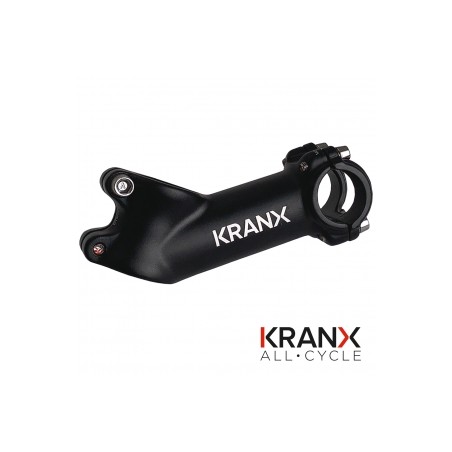 KranX 25.4mm Alloy 35° Rise A/Head 1 1/8" Stem 90mm in Black