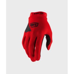 100% Ridecamp Glove Red Large