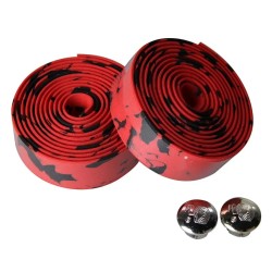 Cork Handlebar Tape Red/Black