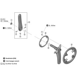Shimano FC-7900 crank arm...