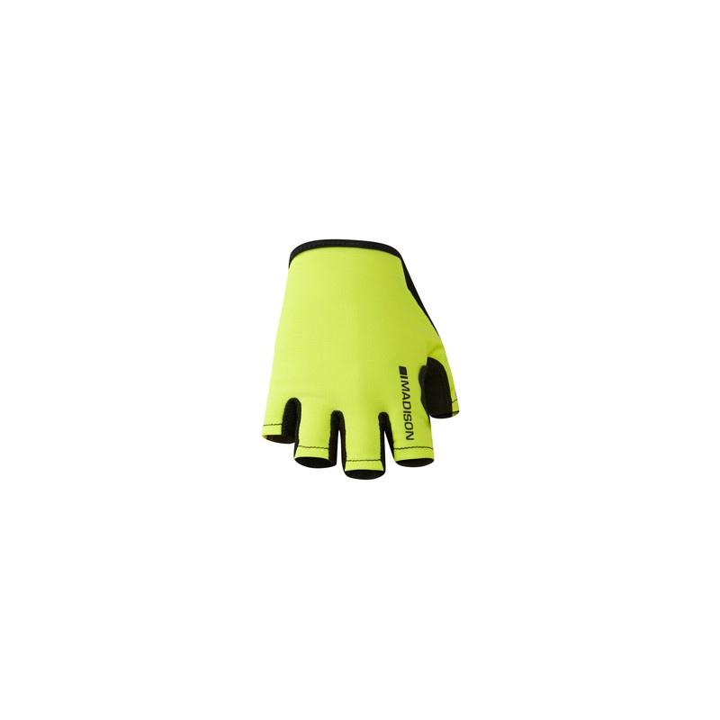 Madison Track women's mitts hi-viz yellow