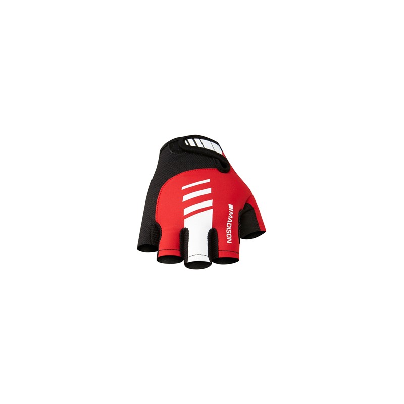 Madison Peloton men's mitts flame red