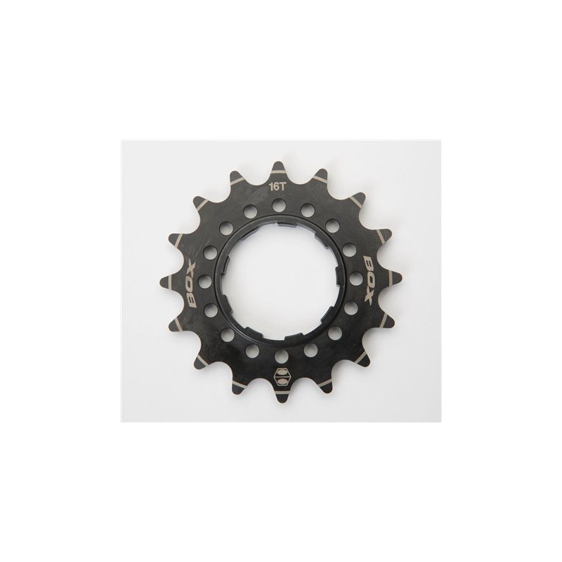 BOX Pinion 3/32 "CNC Cr-mo Cog 1XT black