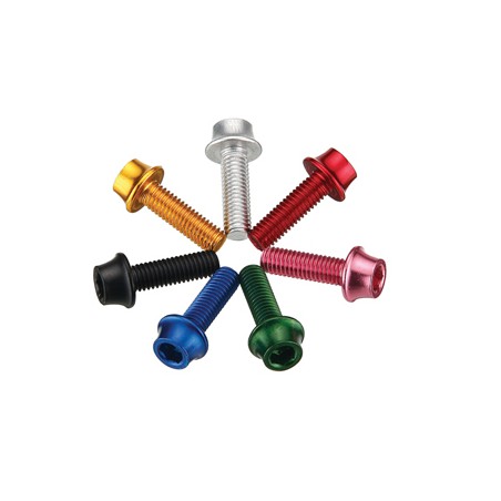 Token - Aluminium Bolt for Cage M5x16mm (4pcs) Red