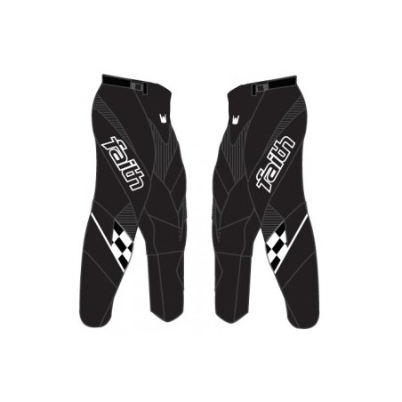 FAITH 2017 - YOUTH RACE PANT BLACK WHITE