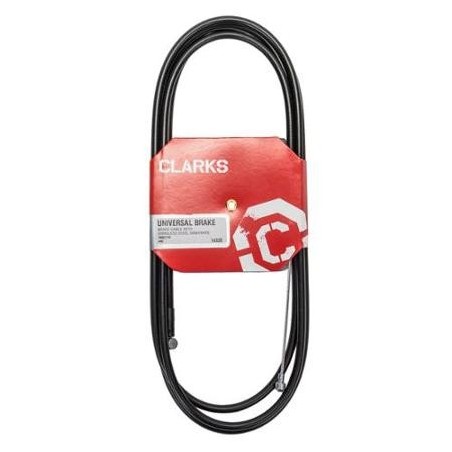 Clarks SS Universal Brake Cable Complete Black